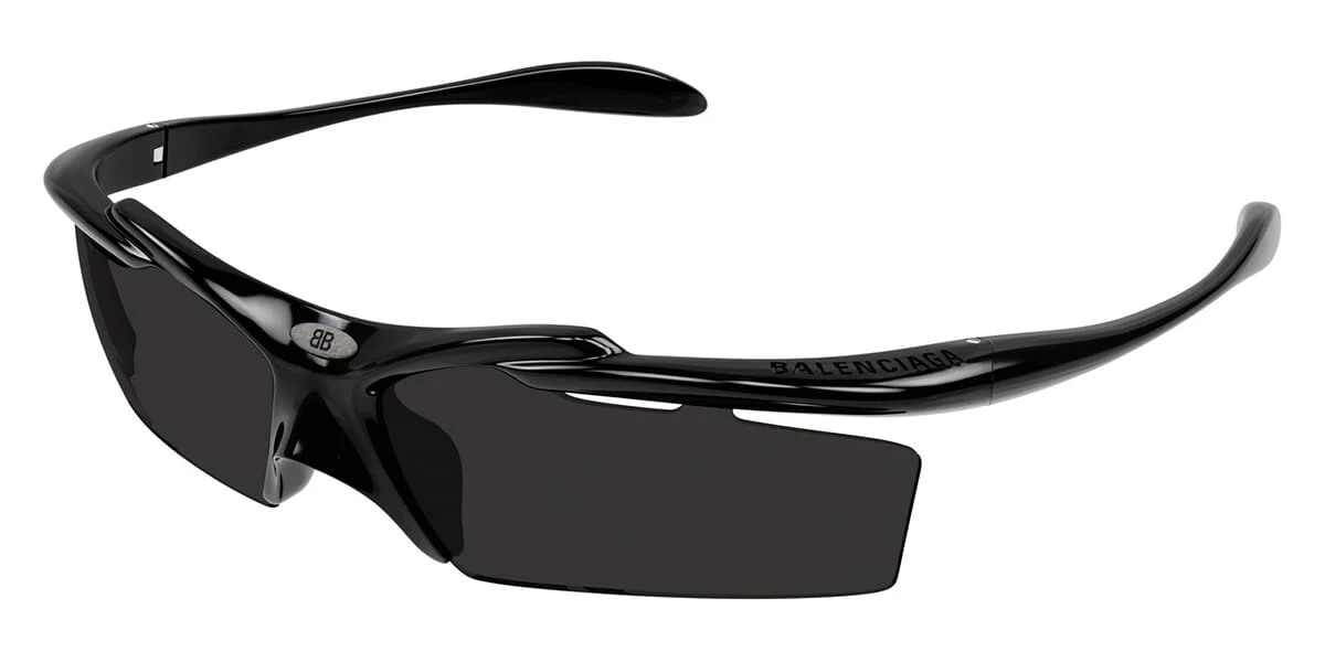 Balenciaga BB0420S 001 - As Seen On Myles Lewis-Skelly