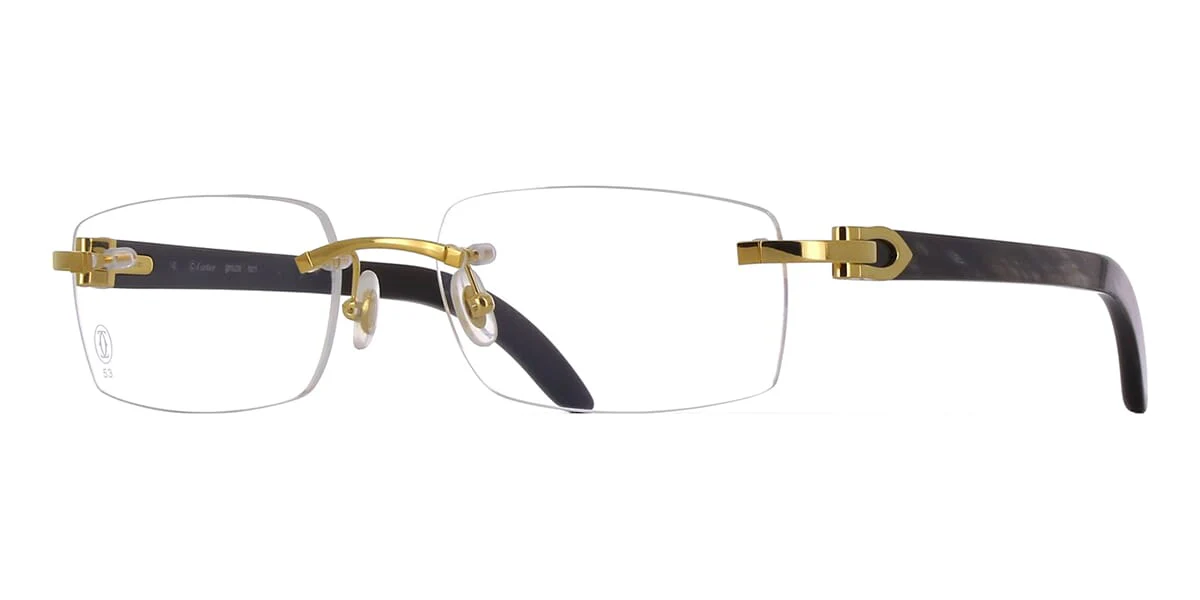 Cartier Buffalo Horn CT0049O 001  - As Seen On Serhou Guirassy