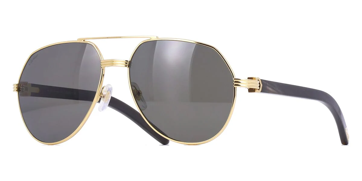 Cartier Buffalo Horn CT0272S 001 6CL Polarised