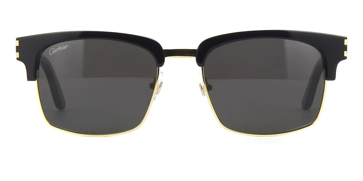 Cartier CT0132S 001 Black and Gold - Image 2