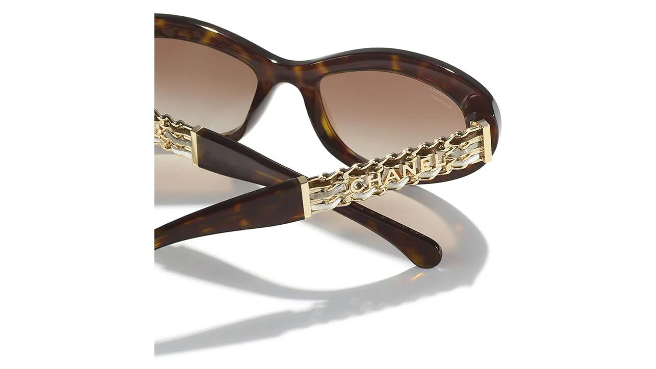 CHANEL 5538 C714/S9 Sunglasses - Image 4