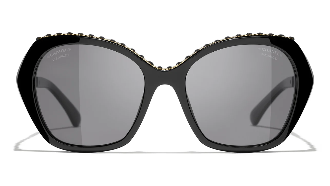 CHANEL 5547Q C622/T8 Sunglasses - Image 2