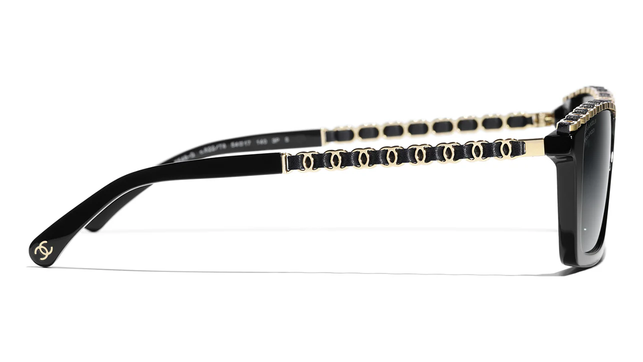 CHANEL 5548Q C622/T8 Sunglasses - Image 3