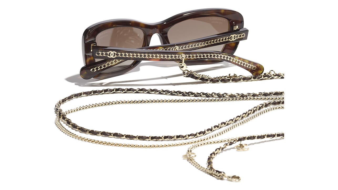 CHANEL 5553 C714/S9 Sunglasses - Image 4