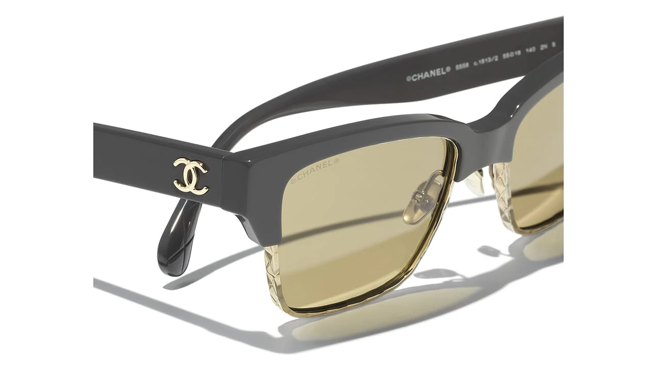 CHANEL 5558 1813/2 Sunglasses - Image 4