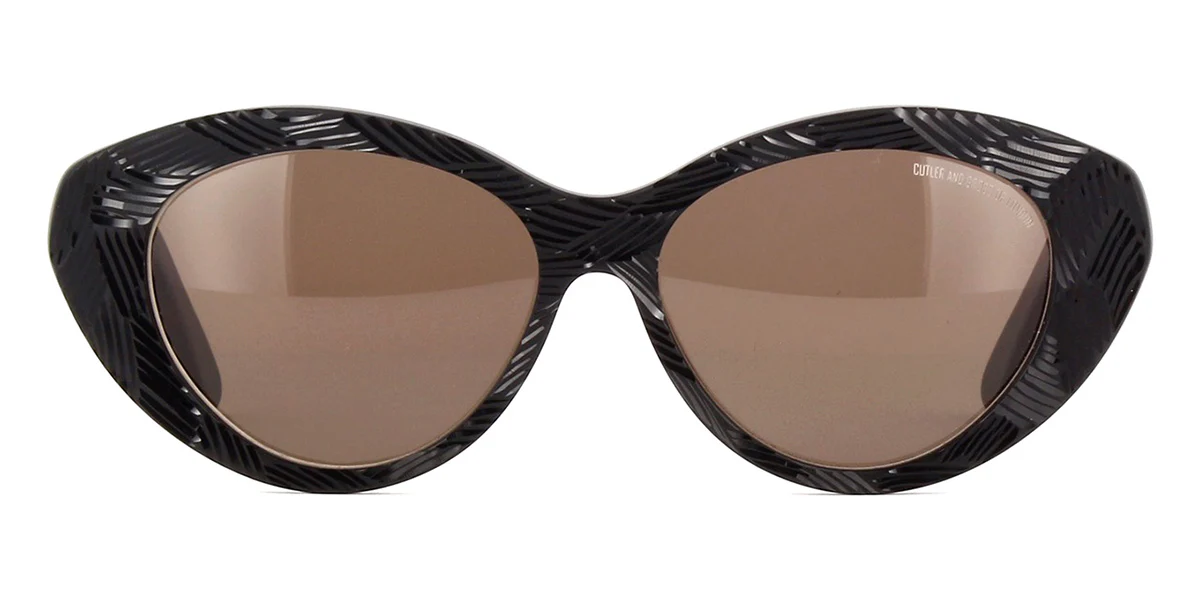 Cutler and Gross Sun 1281 03 Matte Black DT01 Fantail - Image 2