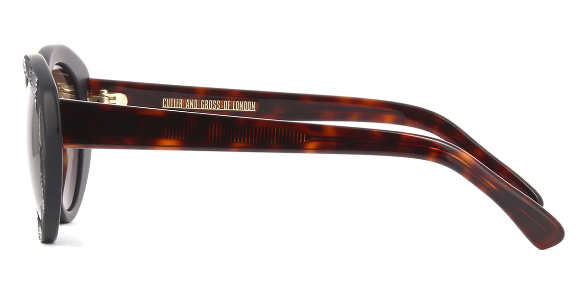 Cutler and Gross Sun 1281 03 Matte Black DT01 Fantail - Image 3