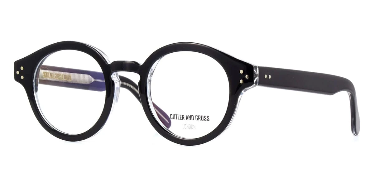 Cutler and Gross 1291/2 01 Black on Crystal