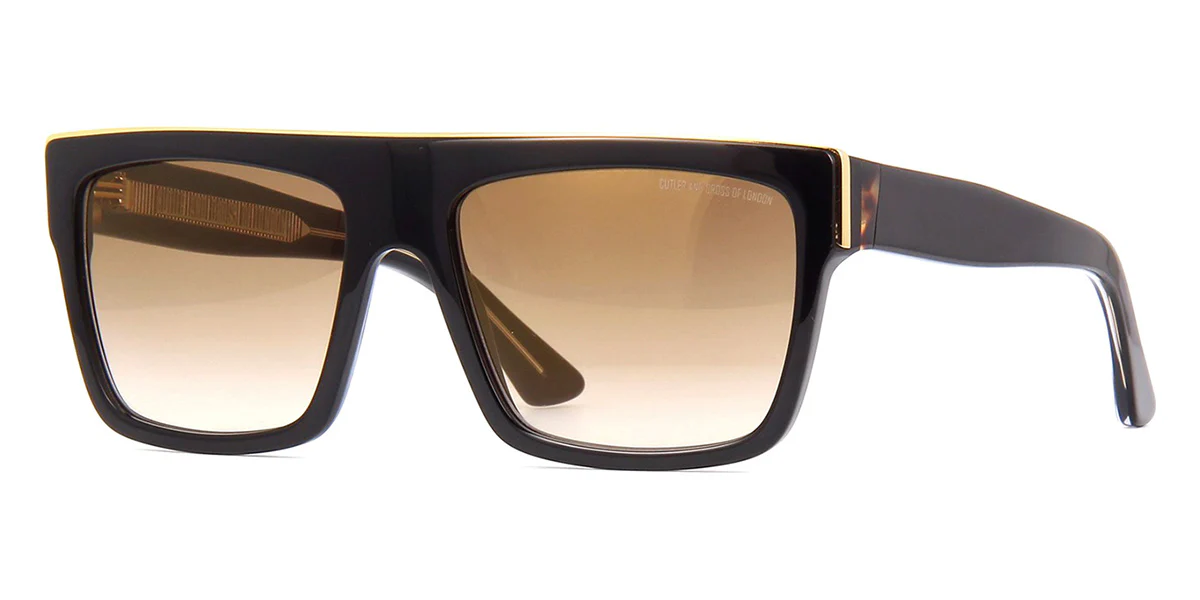 Cutler and Gross Sun 1354 01 Black with Gold Band