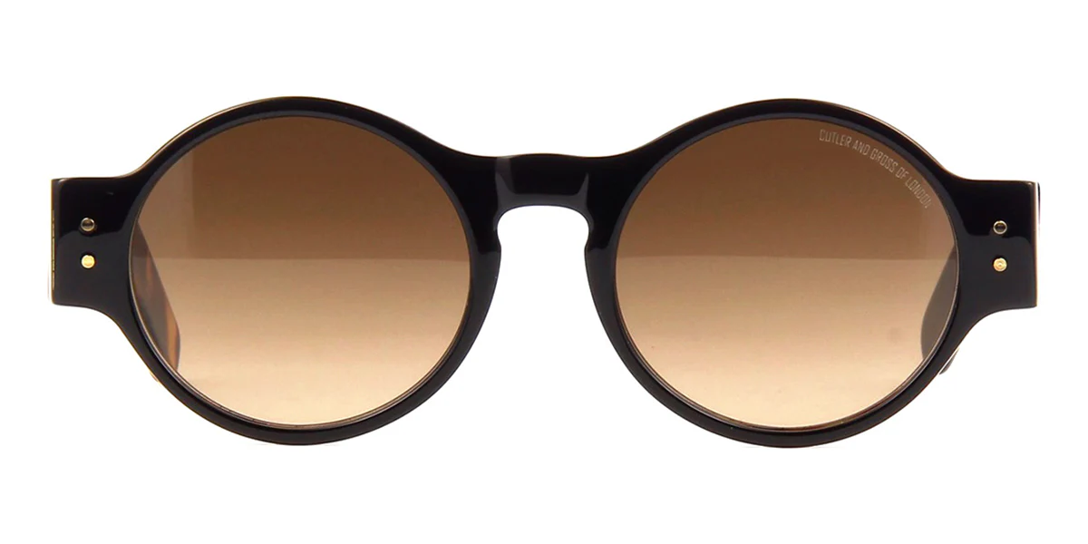 Cutler and Gross Sun 1374 02 Black on Camouflage - As Seen On Yoko Ono - Image 2