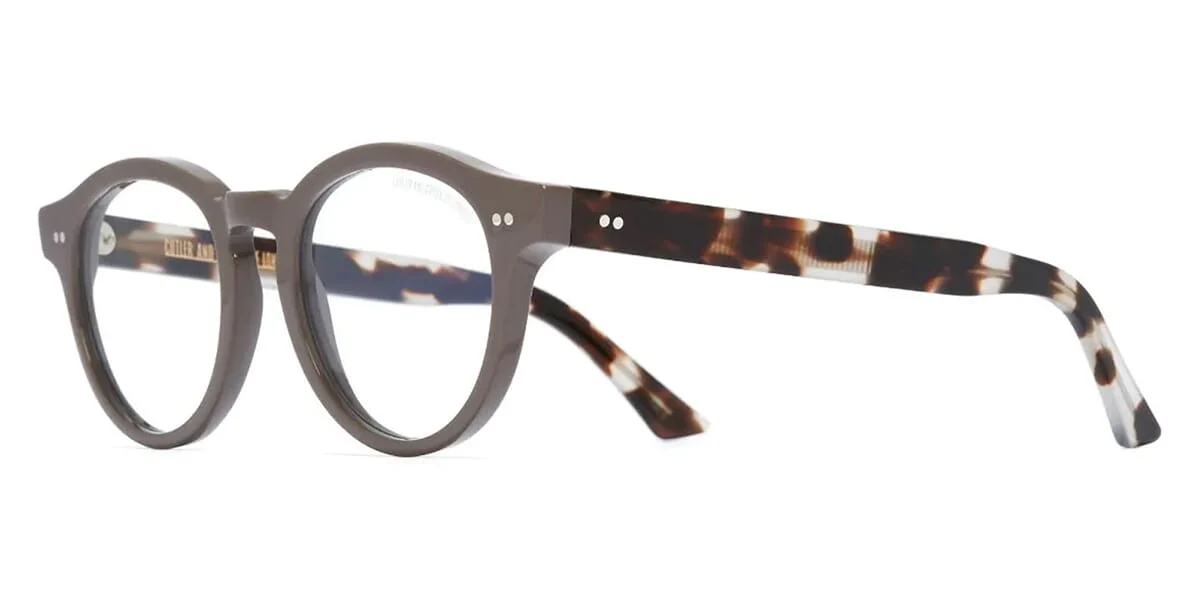 Cutler and Gross 1378 11 Shiny Mud Brown with Blue Control