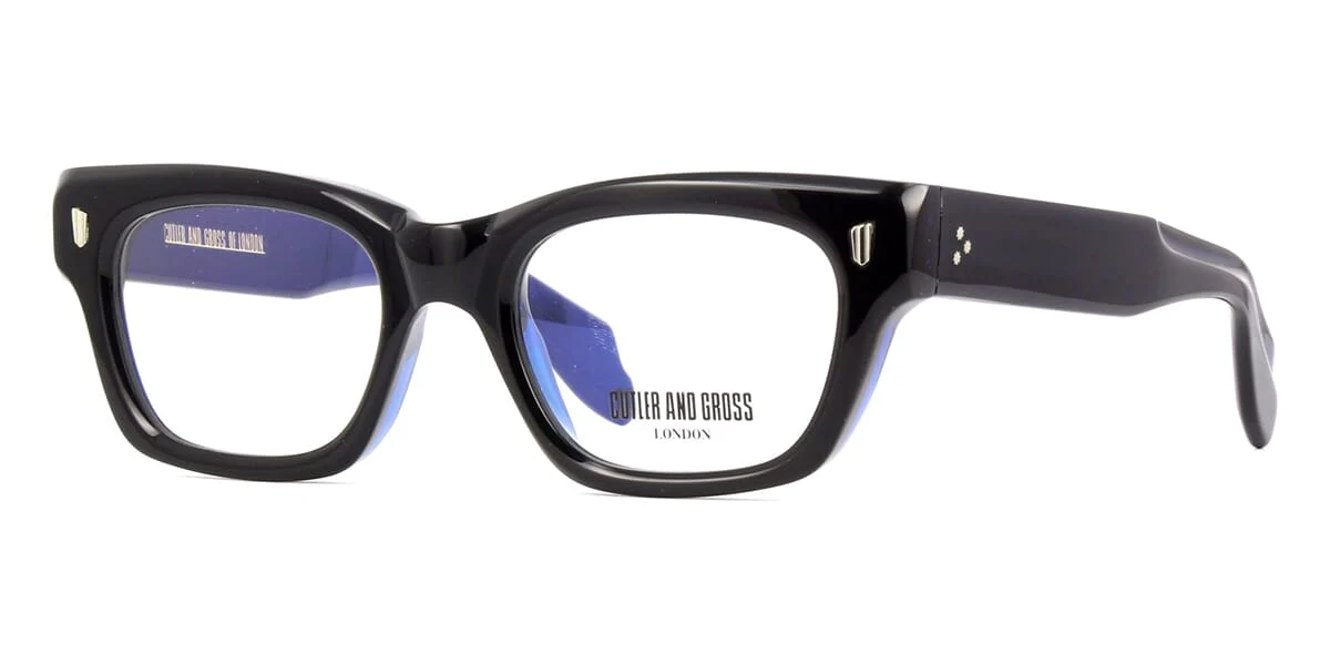 Cutler and Gross 1391 01 Black on Blue