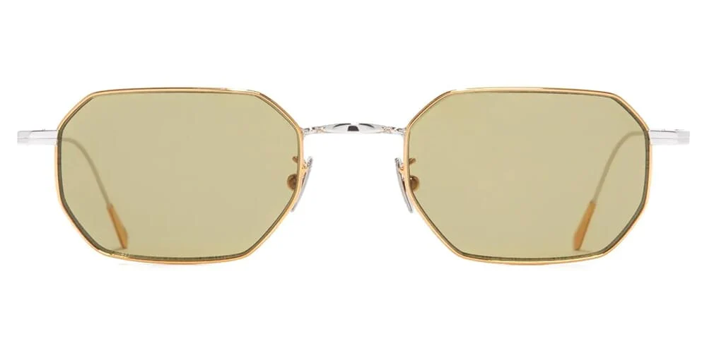 Cutler and Gross Sun Aurum 0005 04 Rhodium 24KT Gold - As Seen On Rege-Jean Page & Hannah Dodd - Image 2