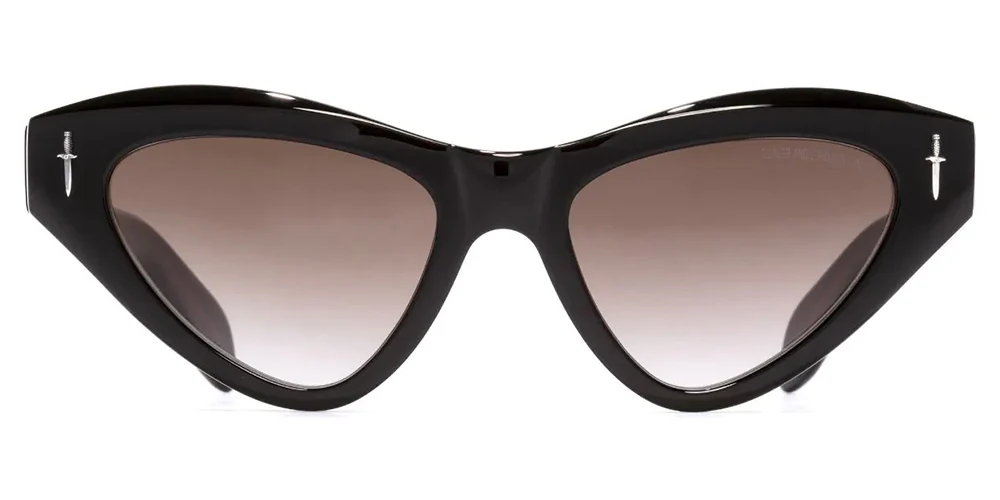 Cutler and Gross Sun x The Great Frog Mini Cat Eye GFSN009 01 Black - As Seen On Sammi Jefcoate - Image 2