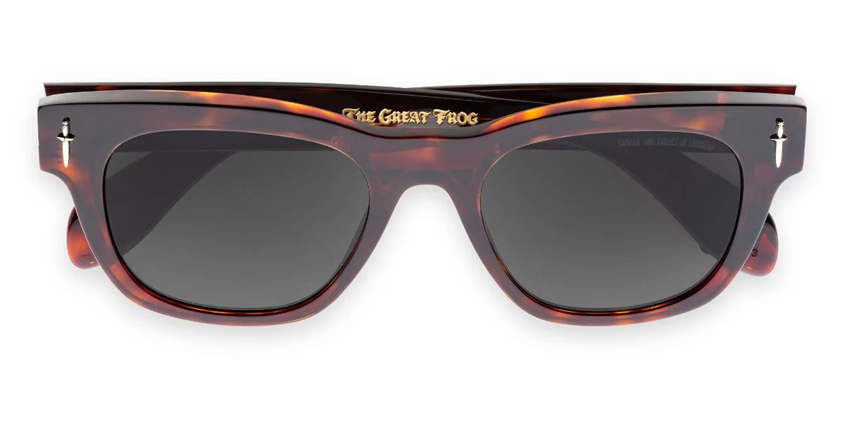 Cutler and Gross Sun x The Great Frog The Crossbones GFSN003 02 Tiger Eye Havana - As Seen On CeeLo Green & Iggy Pop - Image 3