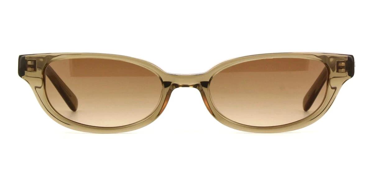 DMY Studios Romi DMYSUN11TO Transparent Olive - As Seen On Gigi Hadid & Olivia Jade - Image 2