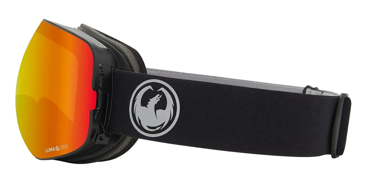 Dragon Ski Mask X2s Black with Interchangable Lumalens - Image 3