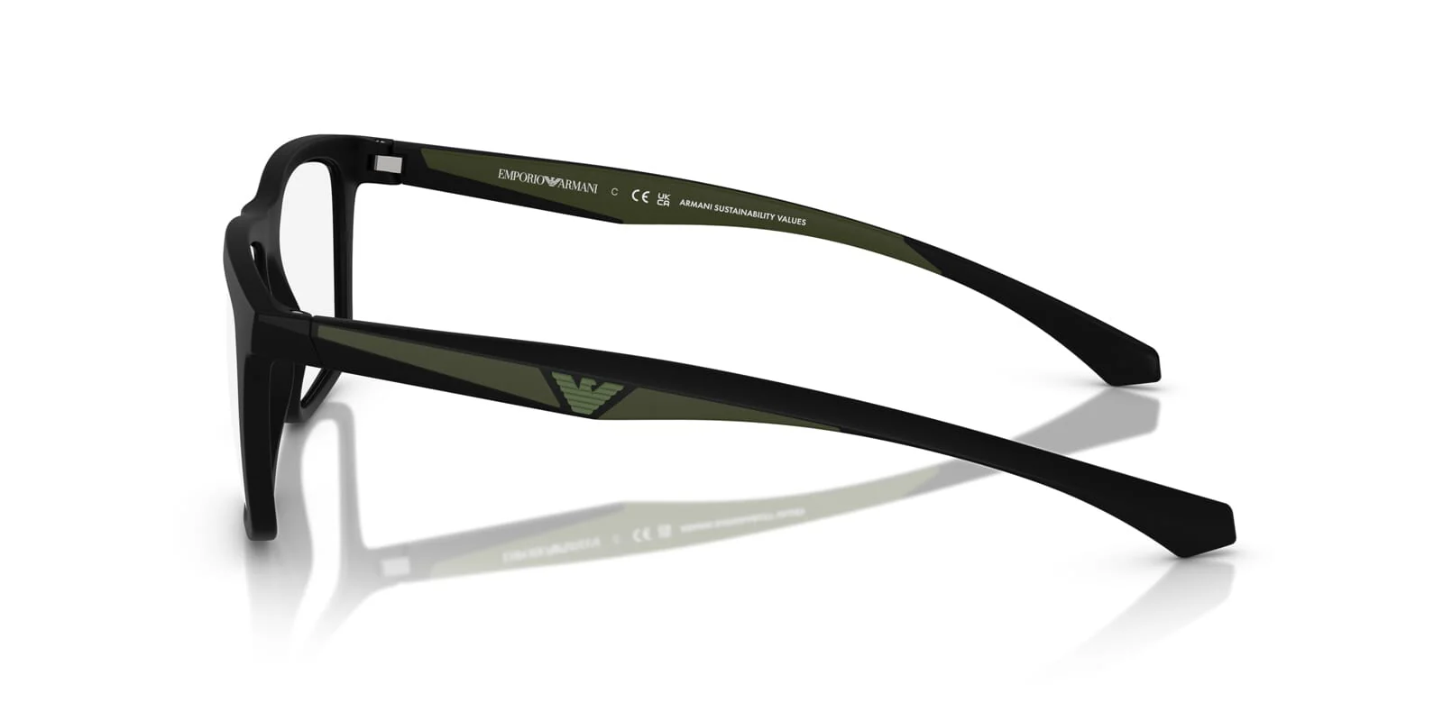 Emporio Armani EA4235 5001/1W with Folding Clip-On - Image 4