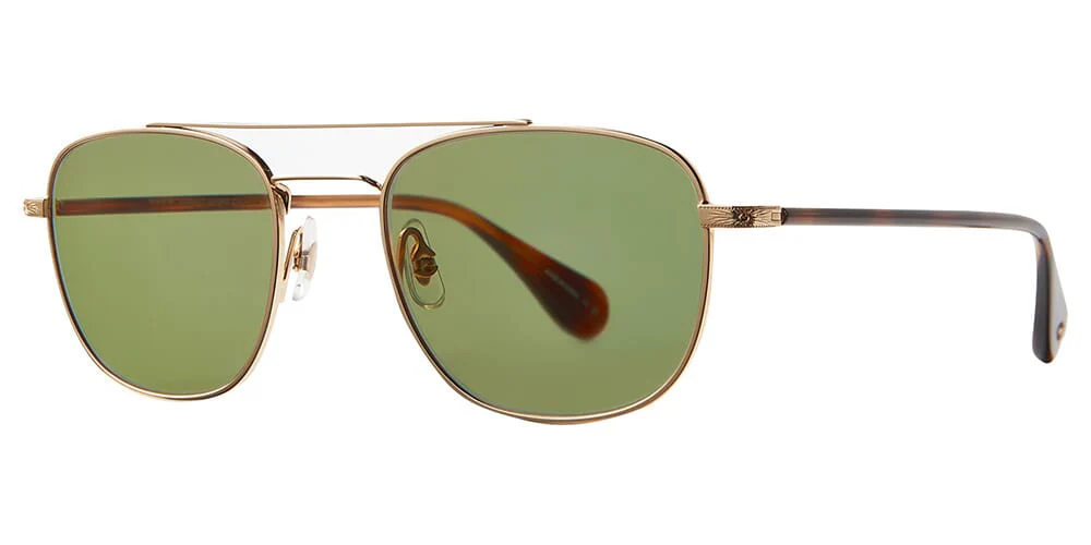 Garrett Leight Clubhouse II 4065 G-SPBRNSH/GRN - As Seen On Justin Theroux