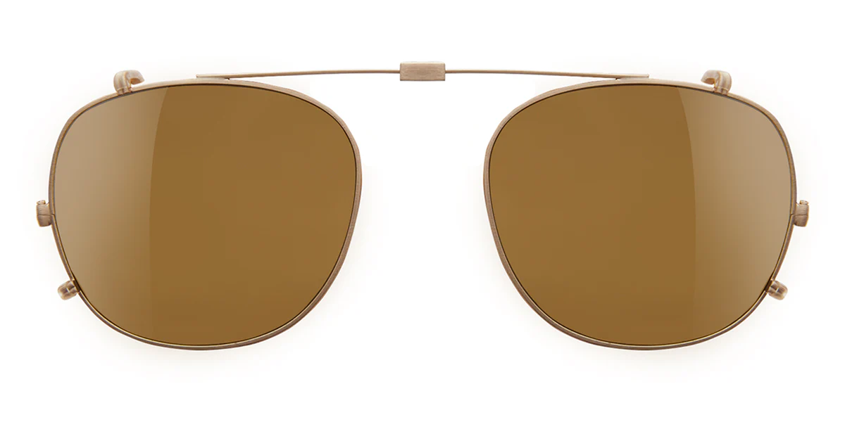 Garrett Leight Kinney Clip 5007 BG/BRN Folding Clip On