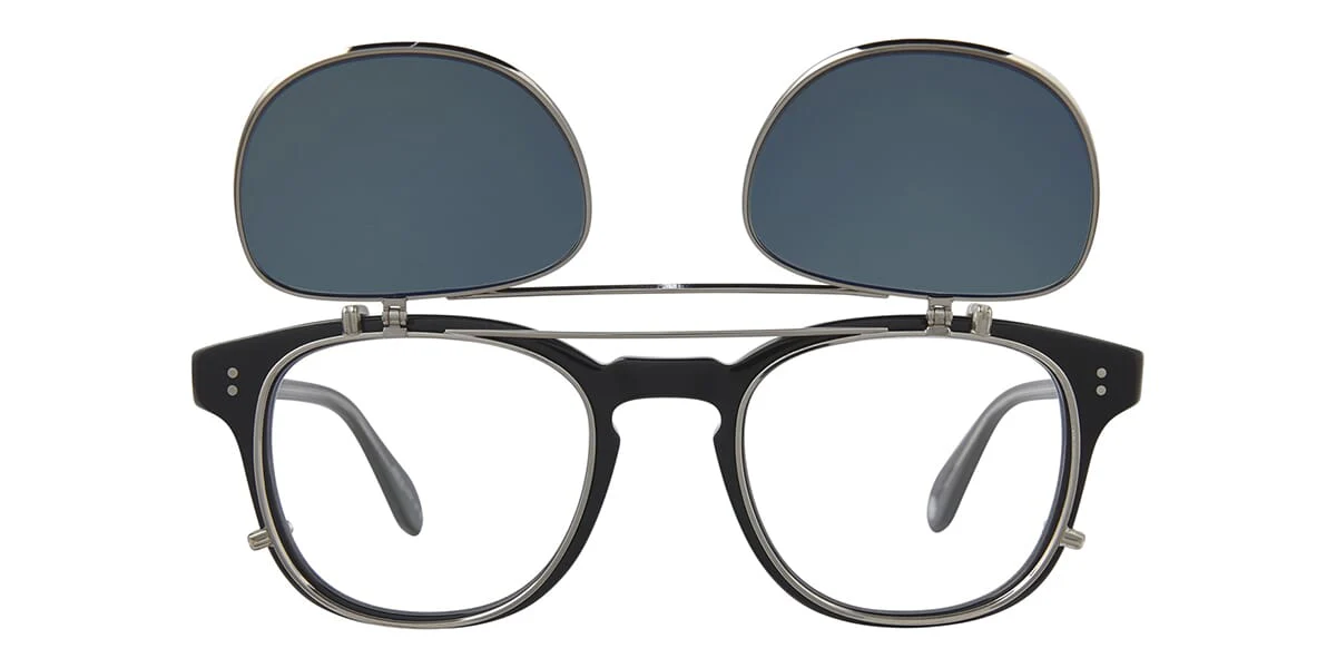 Garrett Leight Langley Clip 5156 SV/H20 Flip-Up Clip On - Image 2
