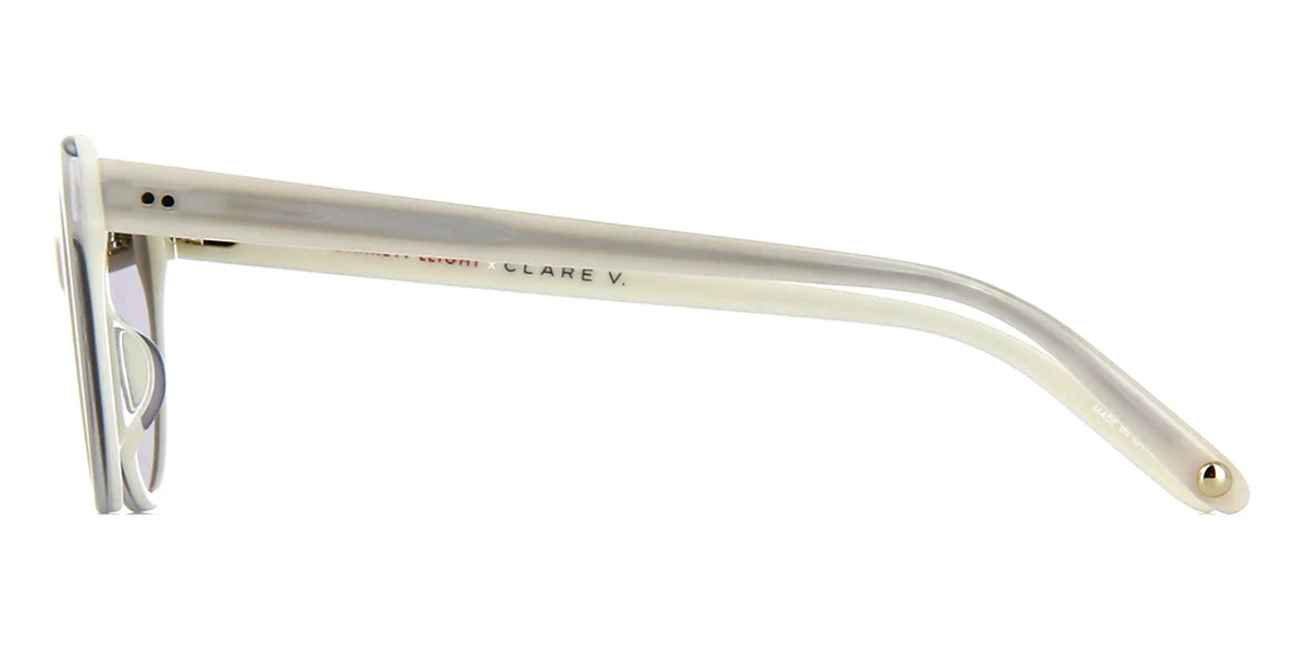 Garrett Leight x Clare V 2053 IVR - As Seen On Alessandra Ambrosio - Image 3