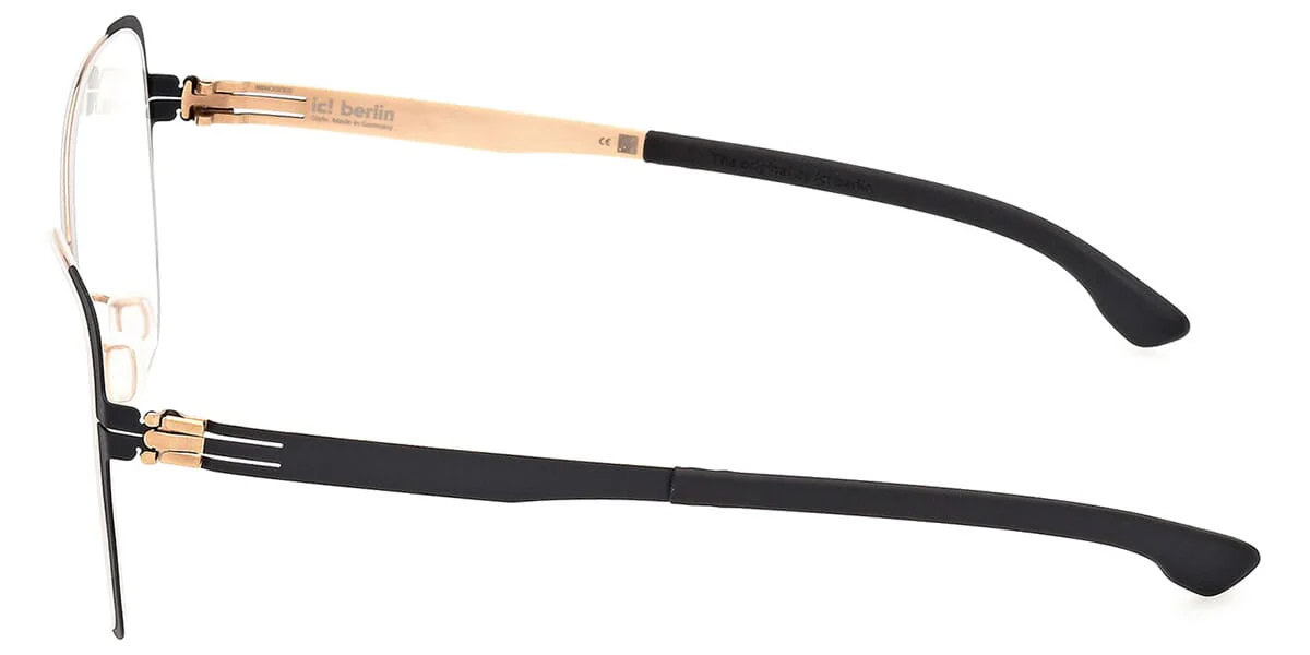ic! berlin Irine Black Sides with Rose Gold - Image 3