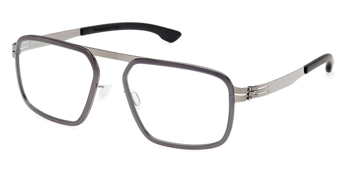 ic! berlin Rodium Shiny Graphite Aubergine