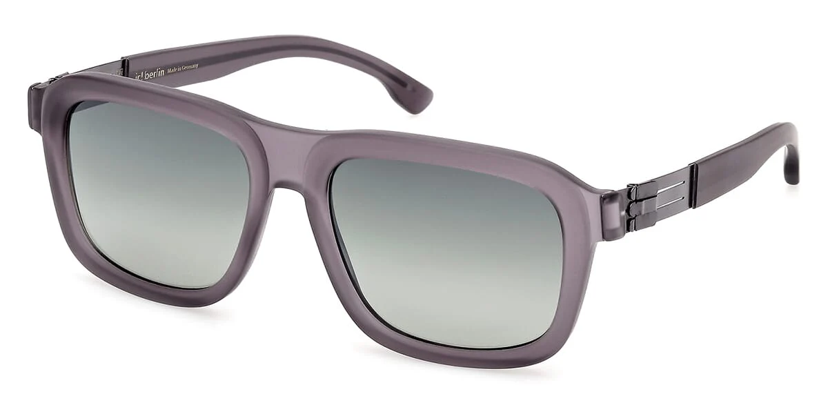 ic! berlin Sun Rufus Matte Grey Polarised