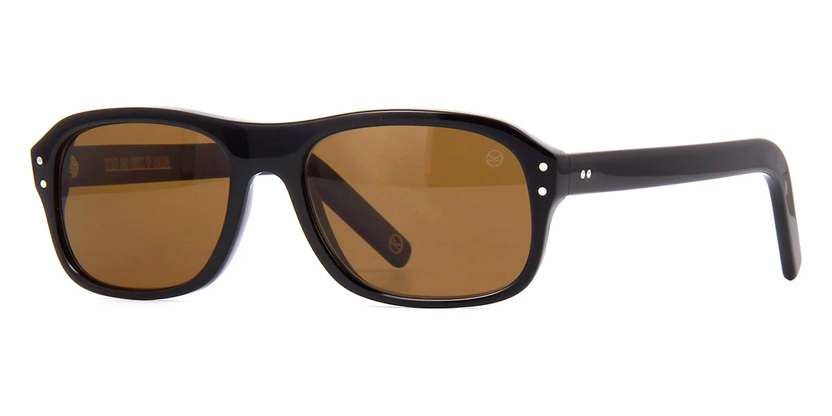 Kingsman x Cutler and Gross Sun 0847 B Black Polarised - As Seen On Taron Egerton & Yvan Attal