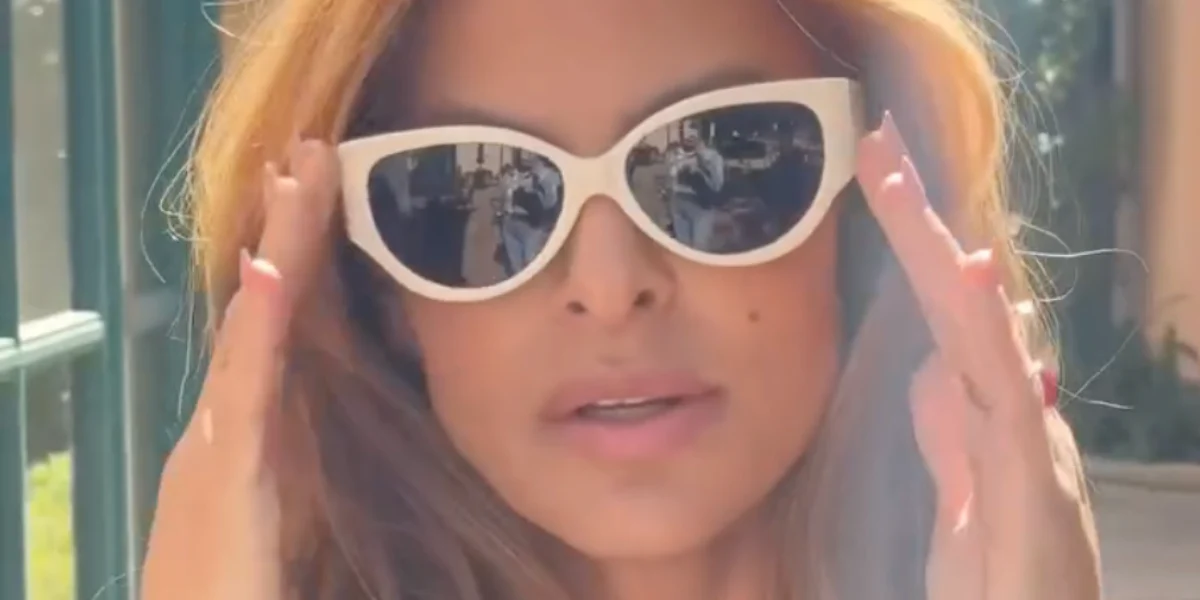 Linda Farrow Connie LFL1425 C3 Sun - As Seen On Eva Mendes - SALE - Image 2