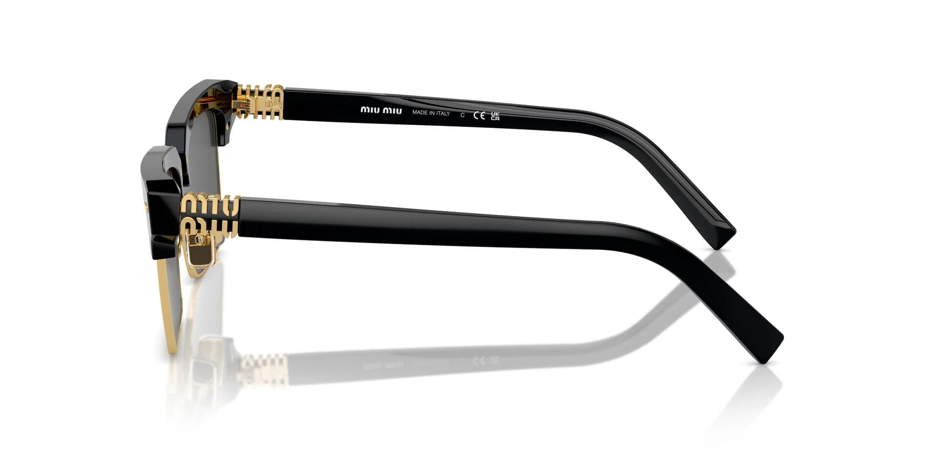 Miu Miu MU 10ZS 1AB5S0 - As Seen On Lorde & Jang Won-young - Image 3