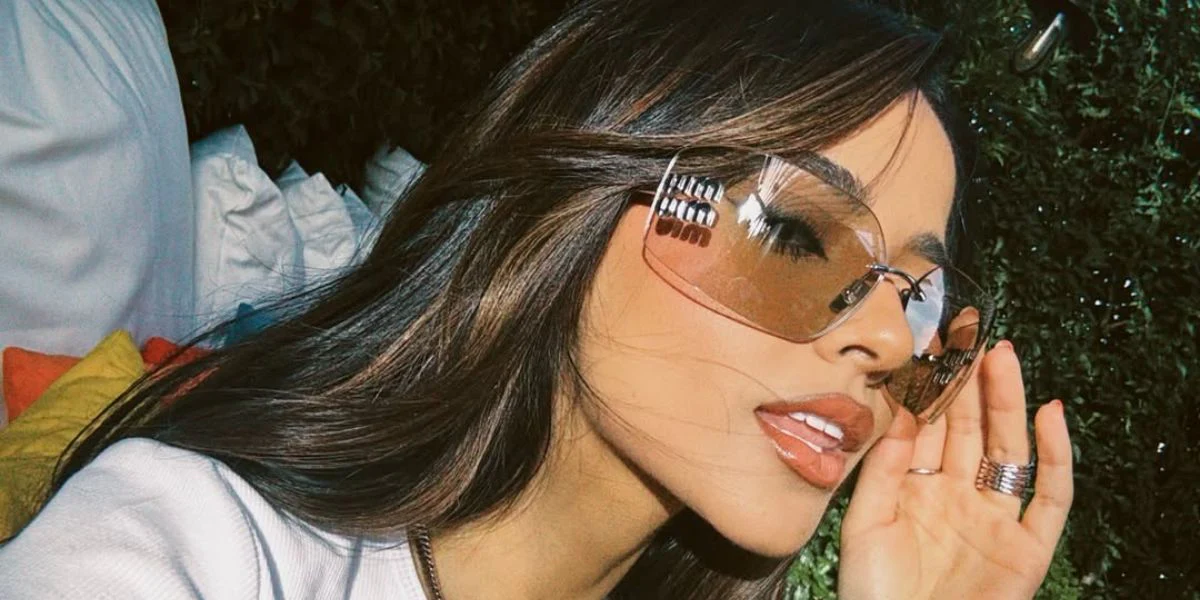 Miu Miu Rimless Runway MU 54YS 1BC10F - As Seen On Becky G & Katherine Langford - Image 4
