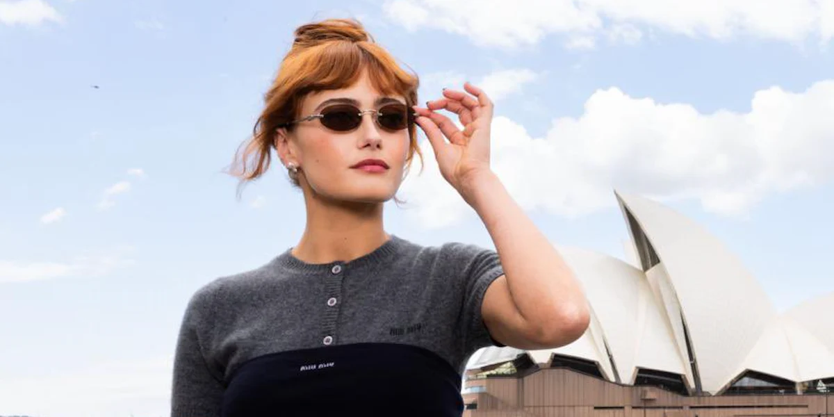 Miu Miu MU A54S 1BC90Q - As Seen On Ella Purnell & Janhvi Kapoor - Image 4