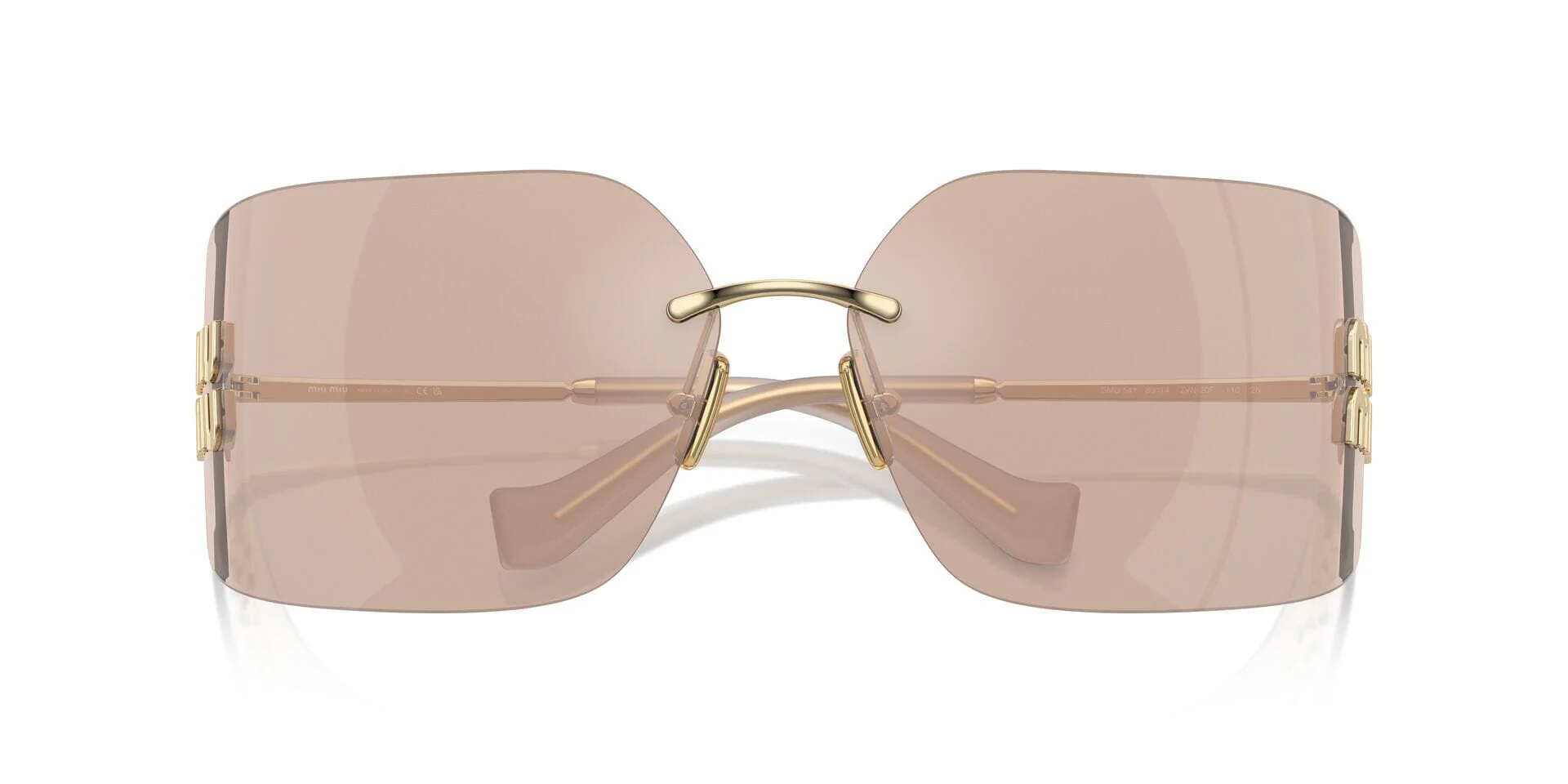 Miu Miu Rimless Runway MU 54YS ZVN20F - As Seen On Whitney Adebayo & Belle Hassan - Image 8