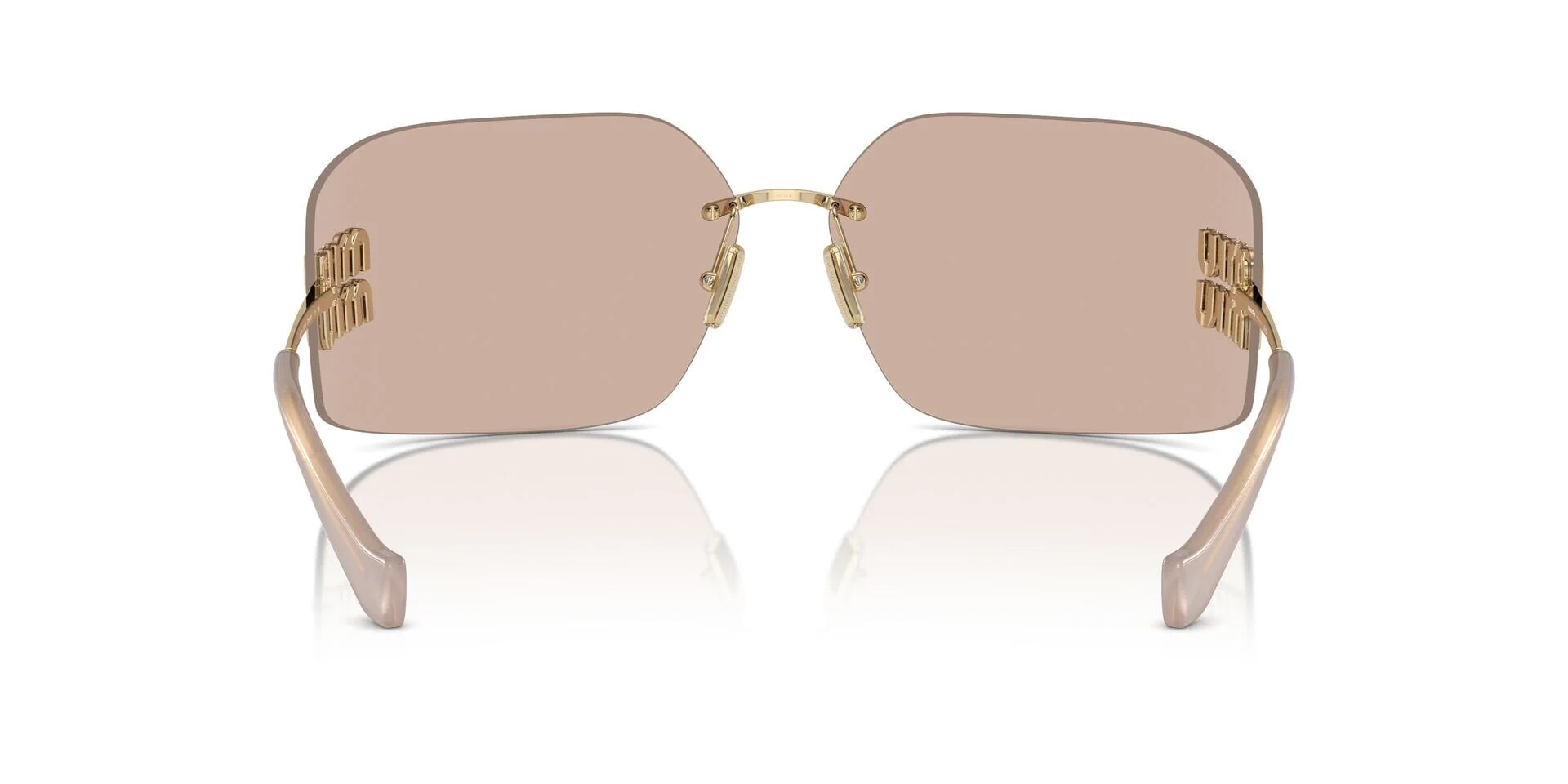 Miu Miu Rimless Runway MU 54YS ZVN20F - As Seen On Whitney Adebayo & Belle Hassan - Image 9