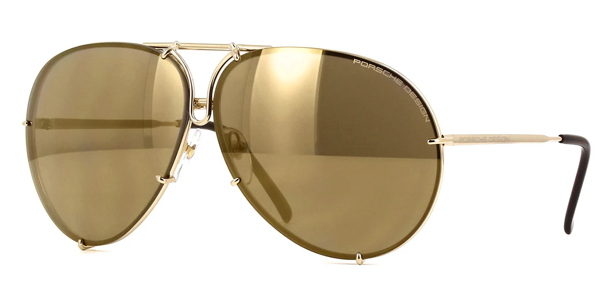 Porsche Design 8478 'Gold Edit' Three Lens Set Edition - As Seen On Larry Bird