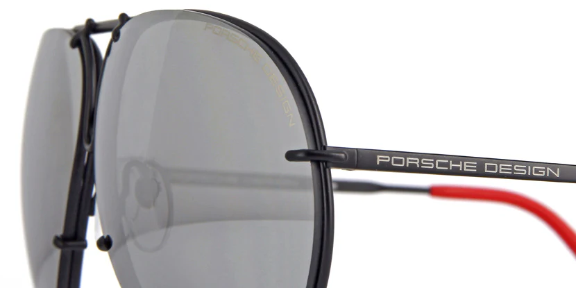 Porsche Design 8478 R VisionDrive Black Frame - Green Polar XTR + Silver Lenses - Image 7