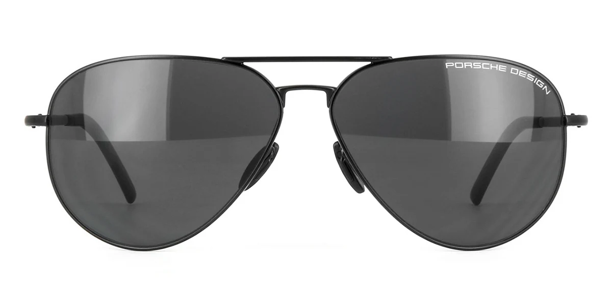 Porsche Design 8508 D Matte Black Aviators - Image 2