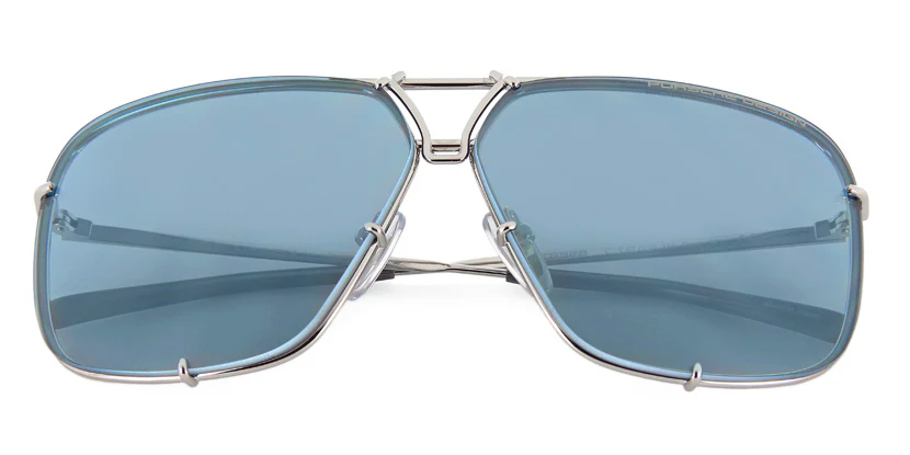 Porsche Design 8928 C Palladium Frame With Blue Interchangeable Lenses - As Seen On LL Cool J - Image 6