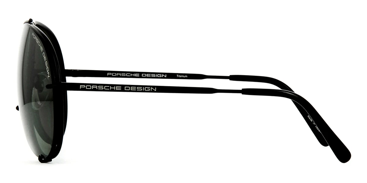 Porsche Design 8478 D Black Frame - Dk Green + Brown Lenses - As Seen On Khloe Kardashian & Kendall Jenner - Black Friday Special - Image 7