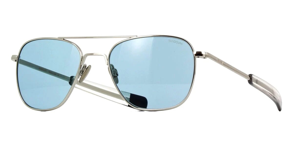 Randolph Aviator 23K White Gold AF233 - As Seen On Frankie Dettori