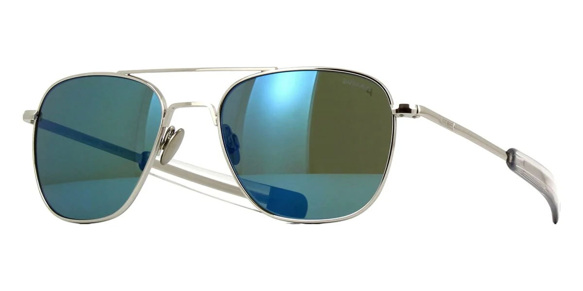Randolph Aviator 23K White Gold AF265 Polarised - As Seen On Tim Daly