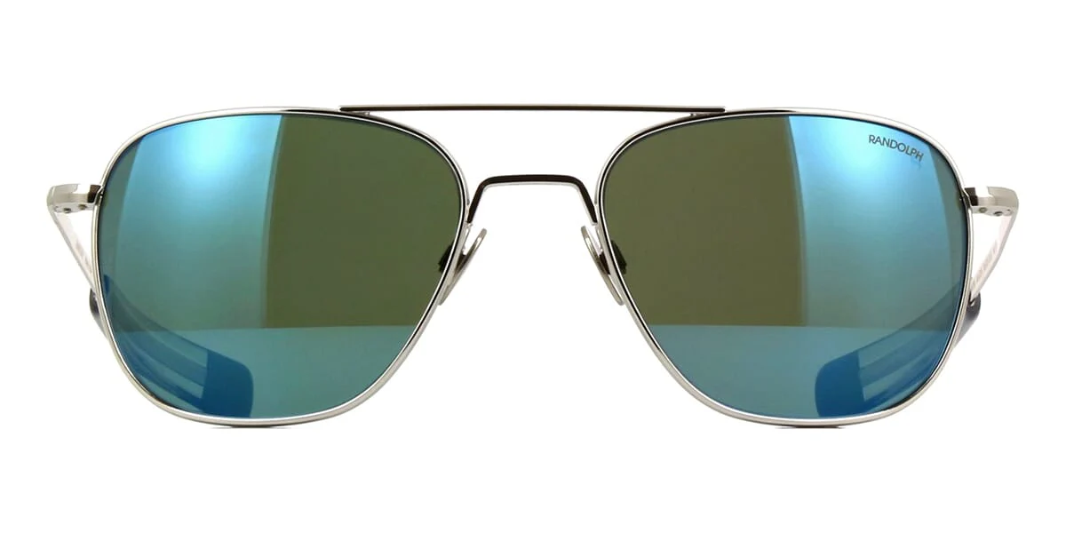 Randolph Aviator 23K White Gold AF265 Polarised - As Seen On Tim Daly - Image 2