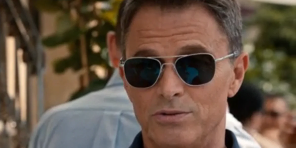 Randolph Aviator 23K White Gold AF265 Polarised - As Seen On Tim Daly - Image 4