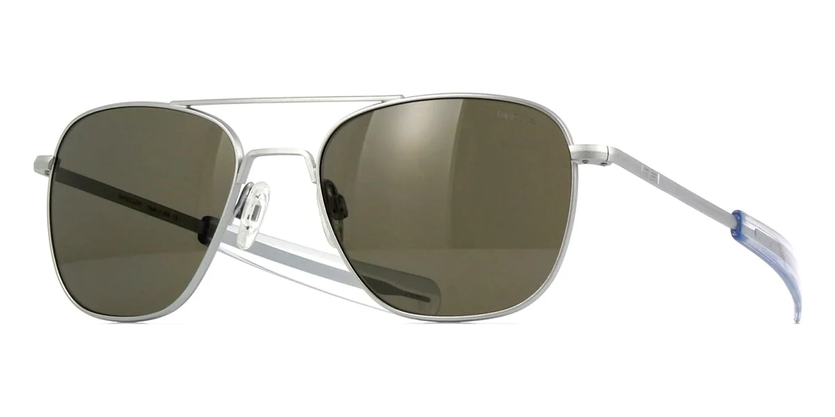Randolph Aviator Matte Chrome AF085 - As Seen On Jason Statham & Joel Kinnaman