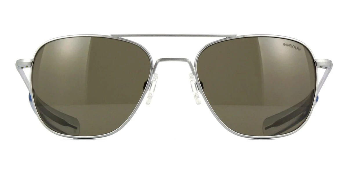 Randolph Aviator Matte Chrome AF085 - As Seen On Jason Statham & Joel Kinnaman - Image 2