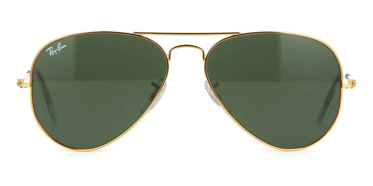 Ray-Ban Aviator RB 3025 W3234 Gold/G15 Green 55mm - As Seen On Teresa Palmer - Image 2