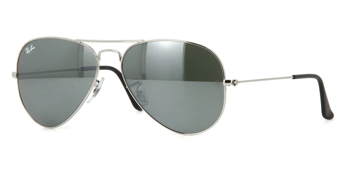 Ray-Ban Aviator Silver Mirror RB 3025 W3277 - As Seen On Lance Armstrong & Lenny Kravitz