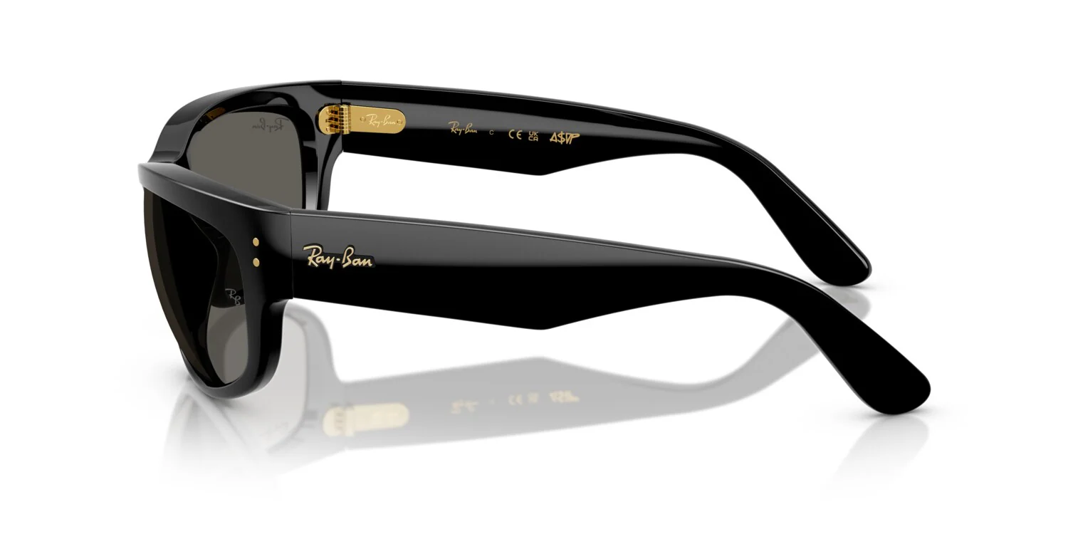 ASAP Rocky Blacked Out Collection Ray-Ban Mega Balorama RB 2289 6826/J5 - As Seen On Lily Chee - Image 4
